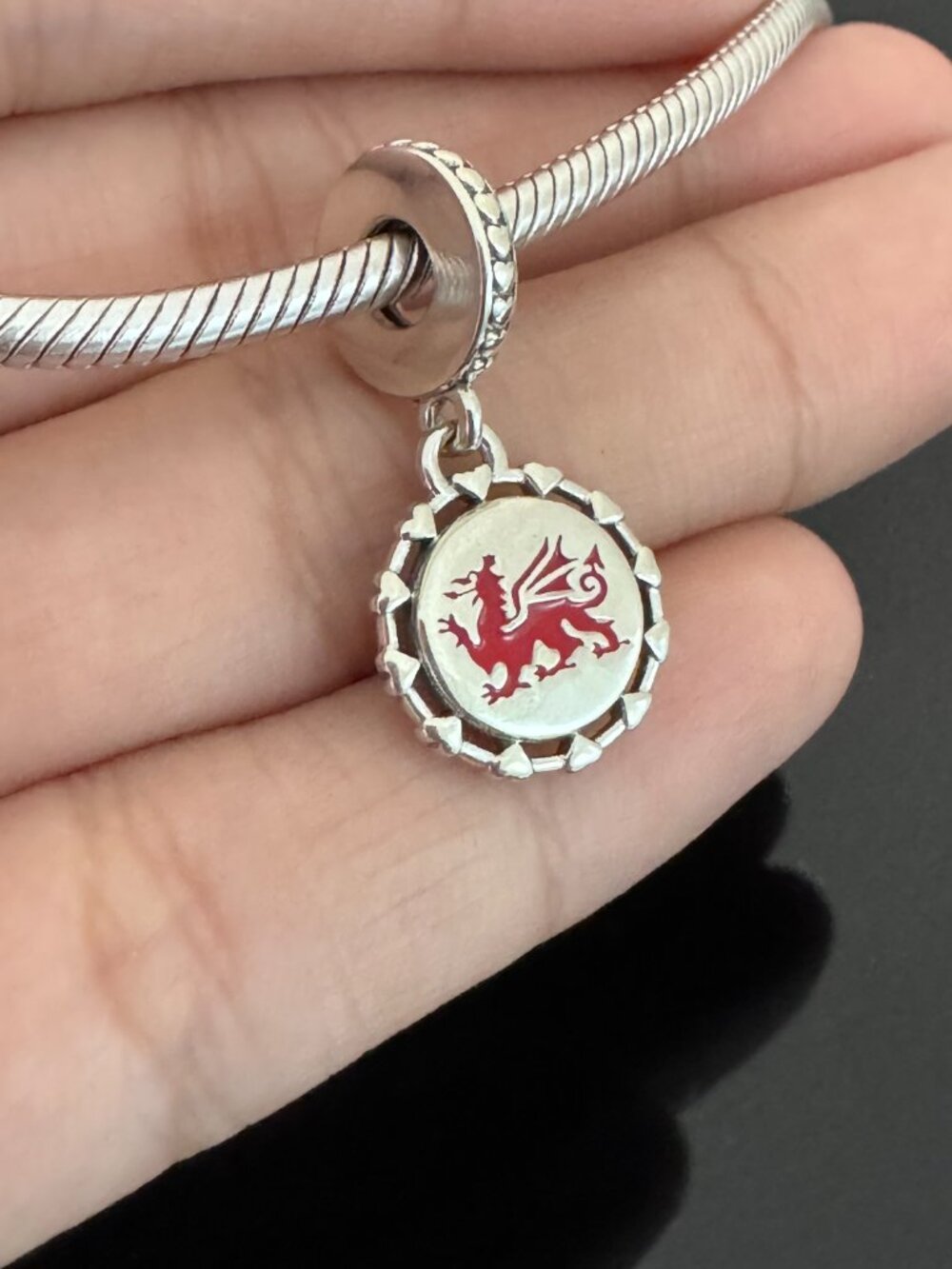 Original Pandora The Red Dragon Charm